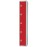 Elite Five Door Coin Return Locker Red