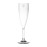 BBP Polycarbonate Champagne Flutes 200ml UKCA Marked at 175ml (12 Pack)
