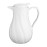 Olympia Insulated Swirl Jug White 1.2Ltr