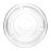 Vegware 96 Series Compostable Cold Cup Flat Lids No Hole 12/16oz (1000 Pack)