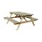 Rowlinson Picnic Table Natural Timber 180cm
