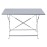Bolero Perth Grey Pavement Style Folding Table Rectangular 1100x700mm