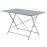 Bolero Perth Grey Pavement Style Folding Table Rectangular 1100x700mm