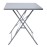 Bolero Perth Grey Pavement Style Folding Table Rectangular 1100x700mm