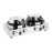 Buffalo Double Round Belgian Waffle Maker