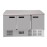 Polar G-Series 3 Door Counter Fridge with Granite Work Top 368Ltr
