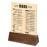 Olympia Acacia Menu Holders (10 Pack)