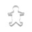 Kitchen Craft Gingerbread Man Cookie Cutter 85mm