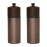 Olympia Copper Wood Salt and Pepper Mill Set (2 Pack)
