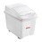 Araven Transparent Mobile Ingredient Bin 80Ltr