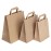 Fiesta Recyclable Flat Handle Brown Paper Bags Small (250 Pack)