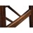 Fameg Walnut Cowhorn Side Chair (2 Pack)