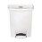 Rubbermaid Slim Jim Front Step-On Pedal Bin White 30Ltr