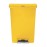 Rubbermaid Slim Jim Front Step-On Pedal Bin Yellow 90Ltr