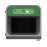 Rubbermaid Configure Recycling Bin with Mixed Recycling Label Green 87Ltr