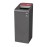 Rubbermaid Configure Recycling Bin with Plastic Recycling Label Red 57Ltr