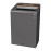 Rubbermaid Configure Recycling Bin with Food Waste Label Brown 125Ltr