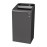 Rubbermaid Configure Recycling Bin with General Waste Label Black 87Ltr