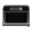 Rubbermaid Configure Recycling Bin with General Waste Label Black 125Ltr