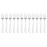 Olympia Buckingham Cake Forks (12 Pack)