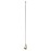 Beaumont Collinson Antique Brass Plated Spoon 450mm