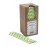 Beaumont 6mm Bore Paper Straw Green & White Striped (250 Pack)