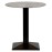 Turin Metal Base 600mm Round Dining Table with Laminate Top in Concrete