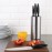 Nisbets Essentials 5-Piece Knife Set with Block