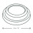 Vegware 62-Series CPLA Hot Cup Lid - 4oz (2000 Pack)