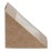 Colpac Recyclable Kraft Front-Loading Sandwich Wedges With PLA Window (500 Pack)