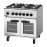 Lincat Phoenix Natural Gas Dual Fuel Oven Range 6 Burners PHDR01/N