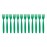 Olympia Kristallon Polypropylene Forks Green (12 Pack)