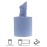 Jantex Centrefeed Blue Rolls 2-Ply 120m (6 Pack)