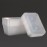 Fiesta Recyclable Plastic Microwavable Containers with Lid Large 1000ml (250 Pack)