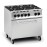 Lincat Opus 800 Natural Gas 6 Burner Range with Drop Down Door OG8002/N