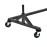 Black and Chrome Garment Rail