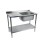 Vogue Fully Assembled Stainless Steel Left Hand Drainer 1500mm