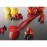 Matfer Bourgeat Exoglass Perforated Serving Spoon Red 13