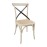 Bolero Bentwood Chairs with Metal Cross Backrest (2 Pack)