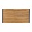 Bolero Acacia Wood and Steel Rectangular Industrial Table 1800mm