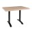 Bolero Pre-drilled Rectangular Table Top Antique Natural 1100(W) x 700(D)mm