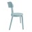 Bolero Mila Café Chairs Icy Blue (2 Pack)