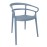 Bolero Mateo Café Chairs Slate Blue (2 Pack)
