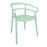 Bolero Mateo Café Chairs Mint Green (2 Pack)