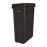 Rubbermaid Slim Jim Bin with Venting Channels Brown 87Ltr