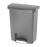 Rubbermaid Slim Jim Front Step-On Pedal Bin Grey 30Ltr
