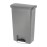 Rubbermaid Slim Jim Front Step-On Pedal Bin Grey 50Ltr