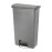 Rubbermaid Slim Jim Front Step-On Pedal Bin Grey 68Ltr