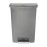 Rubbermaid Slim Jim Front Step-On Pedal Bin Grey 90Ltr