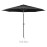 Bolero Seville Round Parasol 3m Diameter Black
